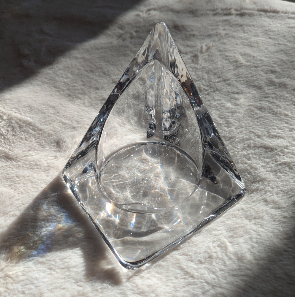 Crystal Pillar Candle Holder